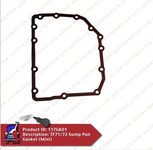 TF71/72 Sump Pan Gasket (Mini)