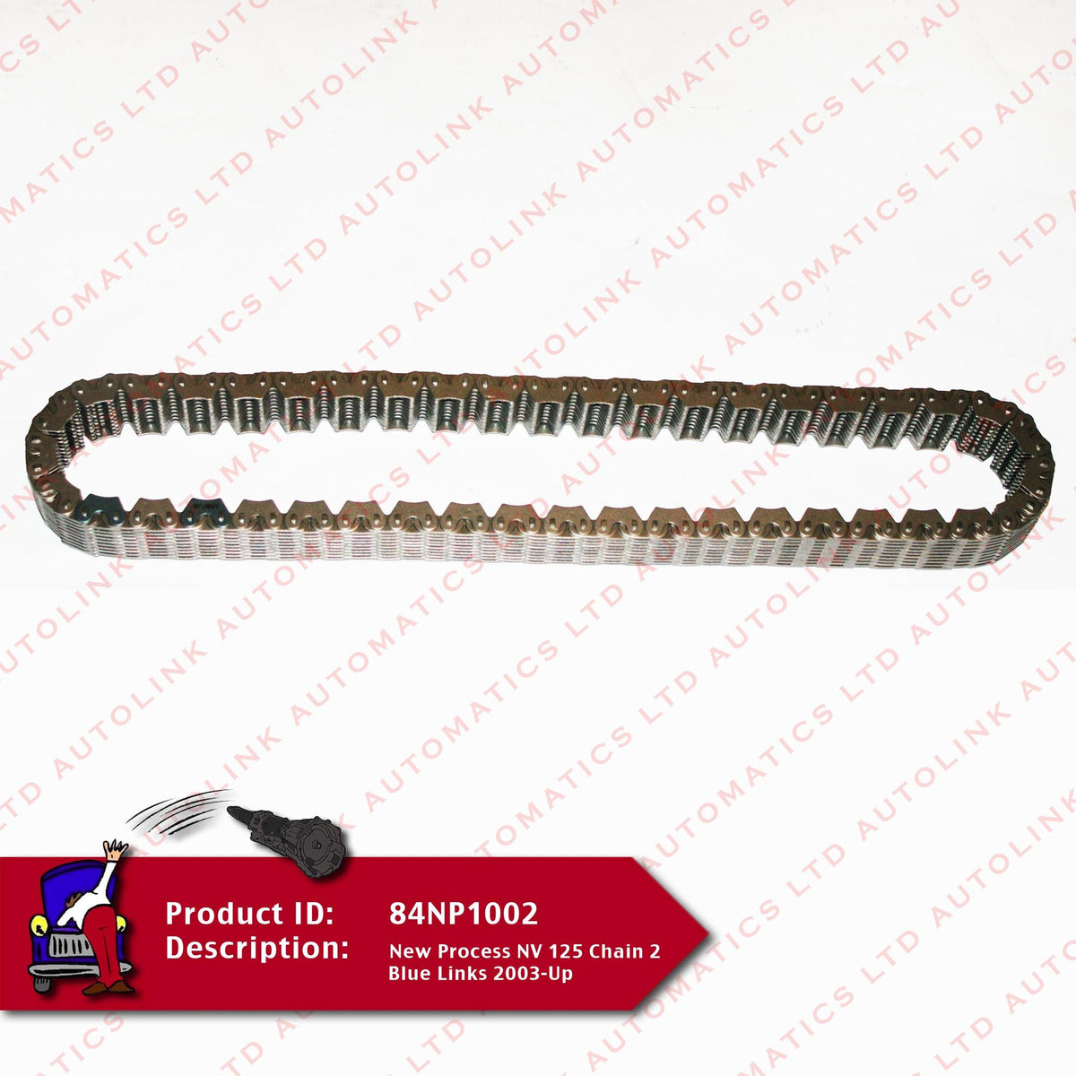 New Process NV 125 Chain 2 Blue Links 2003-Up
