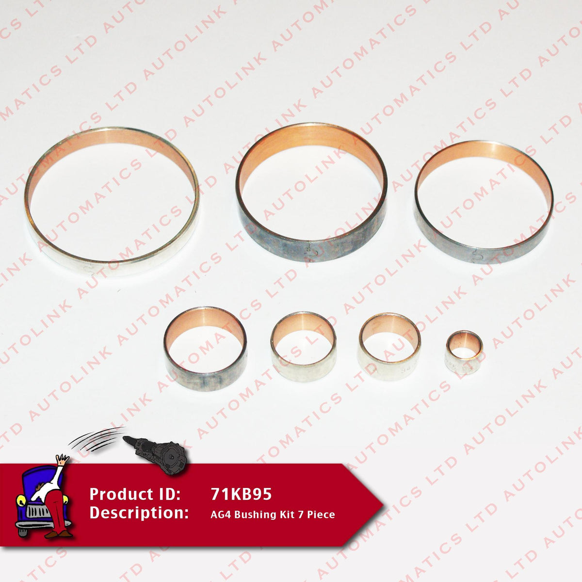 AG4 Bushing Kit 7 Piece